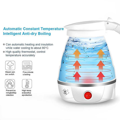 Silicone Foldable Electric Water Kettle